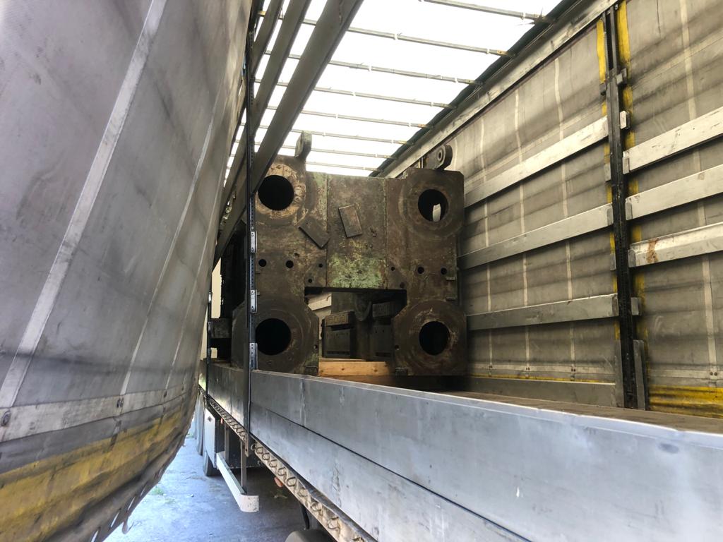 Successfully dismantled and delivered a unique hot forging press K8542 with a capacity of 1600 tons